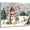 Merry Christmas Forest Snowman, variant on Winter Snowmen Christmas Wall Art Canvas Prints: Cute Christmas Pictures Wall Decor Painting Posters Artwork, Christmas Decorations Indoor Framed 15"x12"