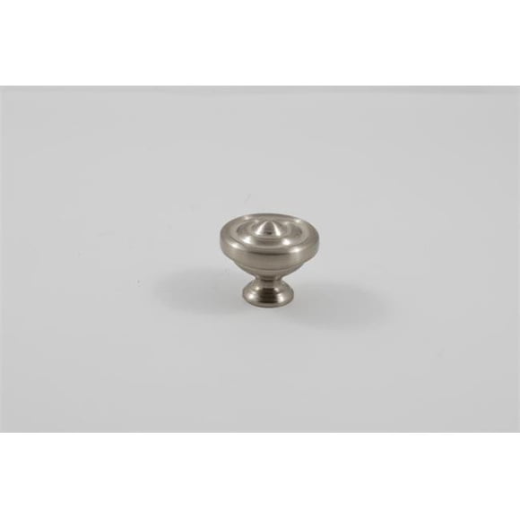 Bouton de Cabinet Champignon, Nickel Satiné