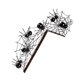thumbnail image 3 of Esquina De Puerta De Murciélago Y Araña Letrero De Esquina De Halloween De Metal Para Decoración De Halloween Sweethay HA043987-01, 3 of 6