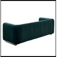 thumbnail image 5 of Contemporary Velvet Sofa Couch 84.25''W for Living Room, 5 of 5