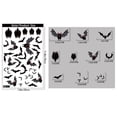 thumbnail image 4 of 4 piezas de calcomanías de pared de Halloween, decoraciones para fiestas de Halloween, murciélagos, castillo antiguo, decoración del hogar de Halloween, calcomanías para ventanas de Hallowee, 4 of 5