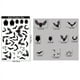 thumbnail image 2 of 4 hojas grandes de pegatinas para ventanas de Halloween, decoraciones para ventanas de Halloween, pegatinas para ventanas de Halloween para paredes de vidrio, 2 of 5