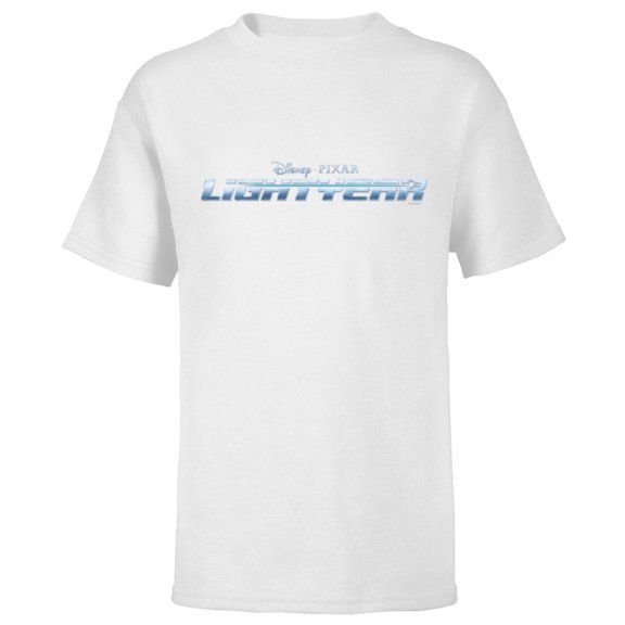 Disney and Pixar’s Lightyear Movie Logo - Short Sleeve T-Shirt for Kids - Customized-White