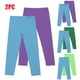 thumbnail image 3 of Odeerbi 3-12 Años Niñas 2 Pcs Leggings Mallas Elásticas Lycra Pantalones de Comodidad Suavidad Transpirable Pantimedias, 3 of 3