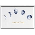 thumbnail image 3 of PixonSign Framed Canvas Print Wall Art Dream Moon Panorama Nature Clouds Illustrations Modern Art Chic Scenic Relax/Calm Blue Pastel for Living Room, Bedroom, Office - 24"x36" White, 3 of 5