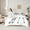 White Grey, variant on Feelyou Skiing Boy Twin Bedding Sets 7pcs, Outdoor Sports Lover Bedding Comforter Set