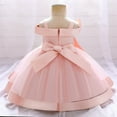 thumbnail image 4 of 1-3T Toddler Flower Girl Off Shoulder Princess Dress Party Christmas Dress, 4 of 7