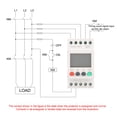 thumbnail image 3 of Redempat Universal LCD Screen 208-480V for AC Under Over Voltage Protector Automatic Manual Reset Imbalance Current Protection Relay, 3 of 6