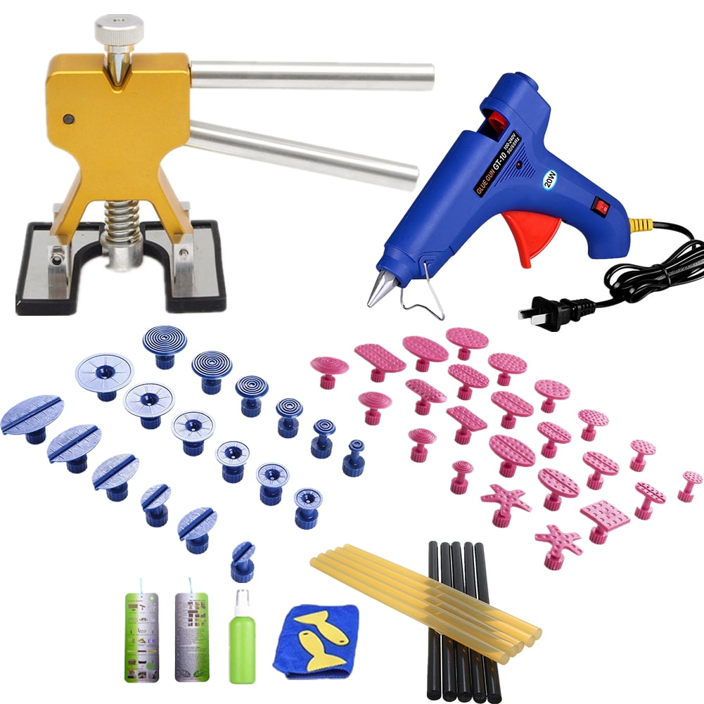 Dent Puller Kits Pops a Dent Lifter Pulling Tabs Hot Melt Glue Gun Pro