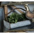 thumbnail image 2 of DecMode 16", 18" Grey Metal Farmhouse Planter, 2 - Pieces, 2 of 9