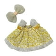 thumbnail image 4 of 2x vestido de muñeca de peluche, regalos de cumpleaños, modelo de accesorios, coordinación, haz tus propias muñecas, ropa para muñeca de niña, vestido Amarillo, 4 of 8