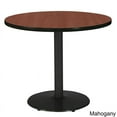 thumbnail image 5 of KFI Studios Mode 2.5' x Round' Dining Table, Crisp Linen, Black Base, 5 of 5