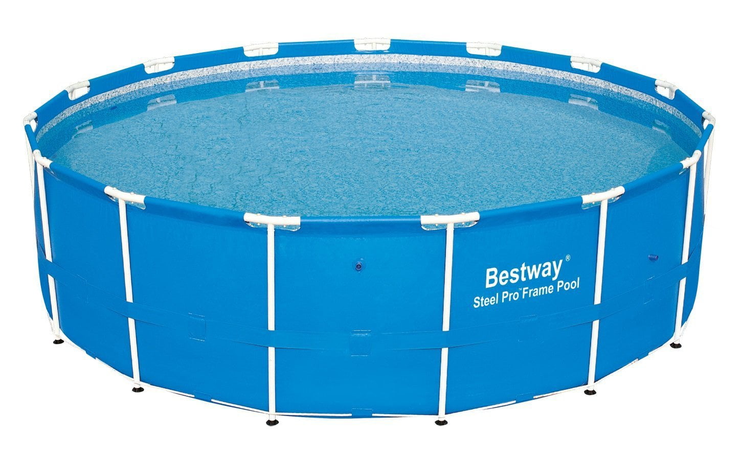 Bestway 10' x 30" Steel Pro Frame Above Ground Family Swimming Pool Set | 56407E by