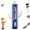 thumbnail image 1 of Scellant Structural Super Collant Tout Usage 9900, Colle Adhésive Imperméable, Composé d'Étanchéité Résistant aux UV, Scellant de Construction Multi-Surfaces pour Toit, Salle de Bain, Tuile (Blanc), 1 of 8