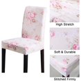 thumbnail image 4 of Dining Room Chair Covers Set of 6, Stretch Soft Spandex Removable Washable Chair Slipcovers for Dining Room,Hotel,Ceremony (Pink Rose, 6 Pack), 4 of 4