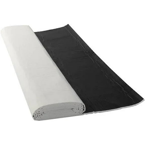 Mighty Mat 32inx78in Heavy Duty Absorbent Floor Pads with Barrier Backing – Absorbs Water, Oil, Chemicals, Fuel, and Paint 12pk