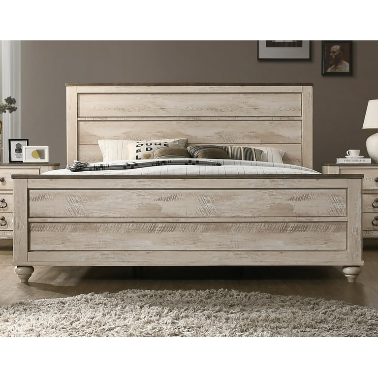 Perdue White Finish Bedroom Set 14000 - King Furniture - Holmen, WI