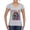 Heather Grey, variant on Colorful Beagle | Dogs Love You | Dean Russo Art Animal Lover Women's Standard V-Neck Tee, Red, Large