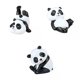 thumbnail image 1 of 3 Uds Resina Panda Estatua Escultura Ornamento Simulación Decoración Macarena Estatua de escultura de panda, 1 of 8