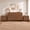 Dark Burl, variant on Vintagearth 3-Piece Bedroom Dresser and Nightstand Set, 53.81"W 6-Drawer Dresser & Two 2-Drawer Nightstands, Curved Bedroom Furniture Set, Light Burl
