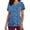 A, variant on 4Th Of July Scrubs Uniforms for Women Tops Fashion Short Sleeve V-Neck Tops Working Uniform Independence Day Printing with Pocket Blouse Tops
