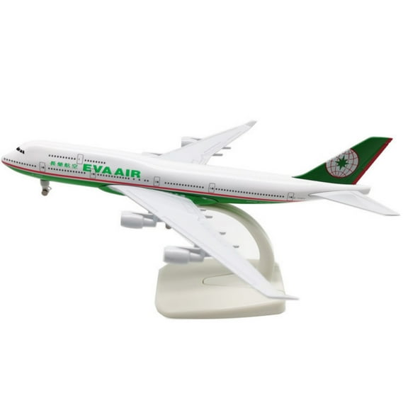 20cm Diecast Alloy 1/350 Scale Eva Air Airlines B747 Aircraft Model Toy Gift TAPDRA Spare Part