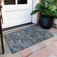 thumbnail image 6 of Addison Rugs Chantille Indoor/Outdoor Traditional Global Teal Washable Rectangle Rug, 1'8" x 2'6", 6 of 6