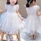 thumbnail image 5 of Txlixc Vestido de princesa para niñas dulces Vestido de noche con alas de mariposa y tutú de manga corta con estampado de lunares Txlixc  moda, 5 of 8