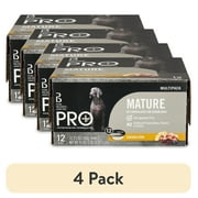 (4 pack) Pure Balance Pro Plus Mature Wet Dog Food 3.5oz Cup 12ct