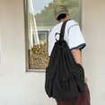 thumbnail image 3 of Mochila con cordón FLhrweasw Correa ajustable unisex Negro, 3 of 9