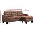 thumbnail image 7 of Earsom Sectional Sofa (Rev. ), Brown Linen 56655, 7 of 7