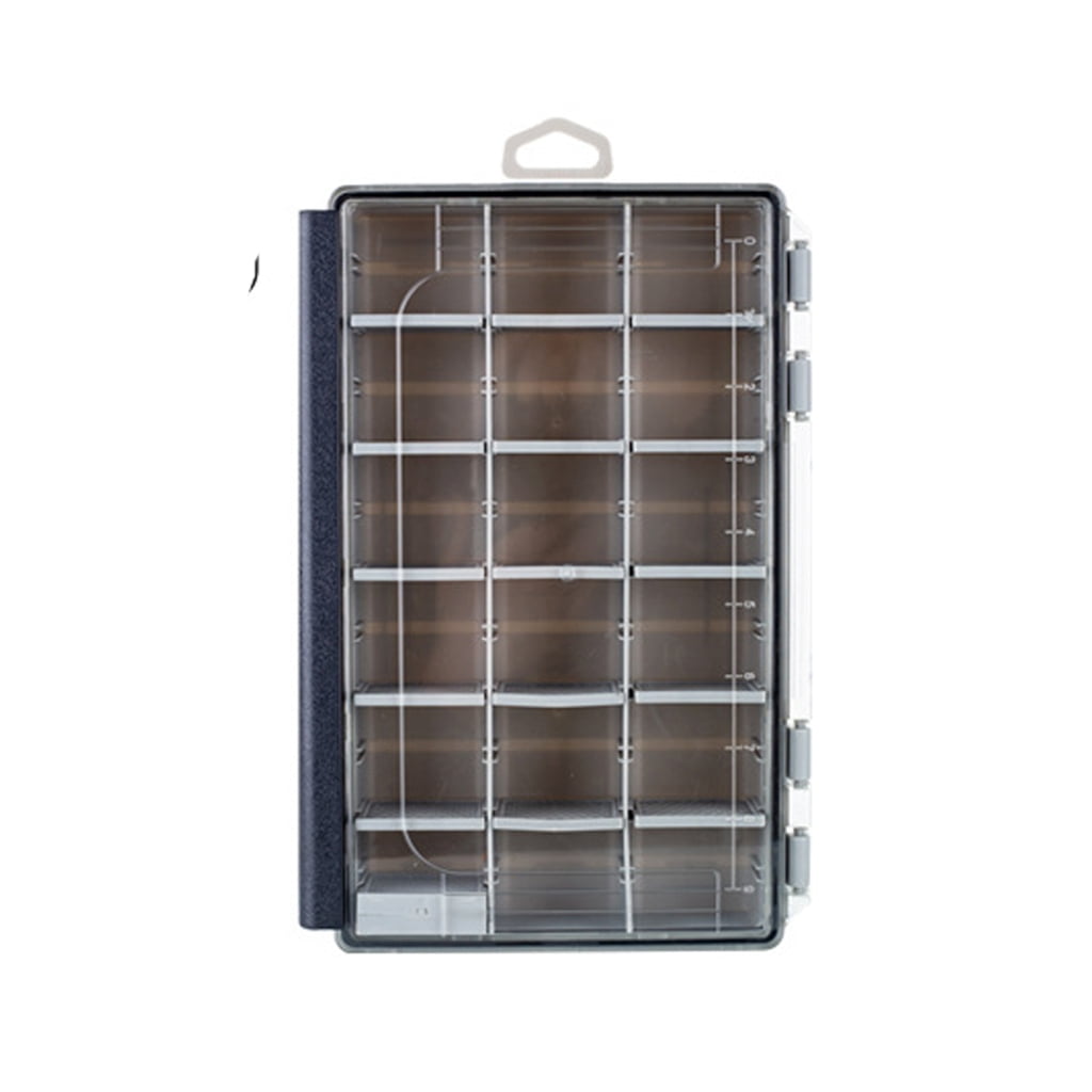 Lure Storage Box Waterproof Organizers Fishing Tackle Box Portable Storage Tray Clear Lid Tray Box Baits Separator
