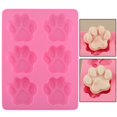 thumbnail image 4 of Juego De Dos Moldes De Silicona Con Estampado De Huellas De Perro Para Golosinas Caseras Para Perros, Patas Para Hornear Chocolate, Dulces, Horno, Microondas Y Congelador (Impresión De Huella De Perro, 4 of 5
