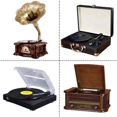thumbnail image 2 of 8 Pcs Tourne-Disque de Remplacement Aiguilles pour Lecteur de Disque LP Ion Phonographe, 2 of 7