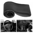 thumbnail image 1 of Car Steering Wheel Cover, Steering Wheel Cover Standard Specification Universal 15 Inch Breathable  For Car Interior Accessory For Steering Wheel Black Red,Black, 1 of 8