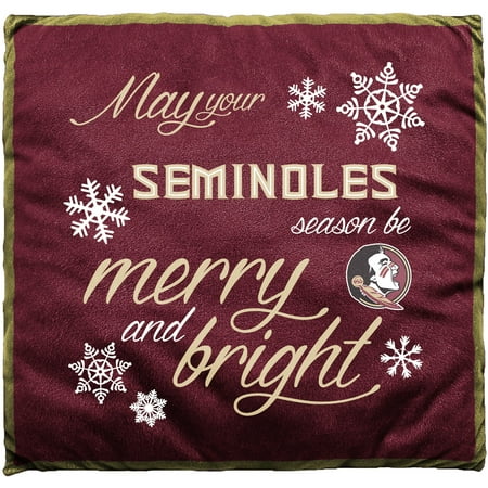 Florida State Seminoles Holiday Pillow Walmart Com