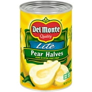 Del Monte Lite Bartlett Pear Halves in Extra Light Syrup, 15 oz. Can