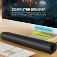 thumbnail image 4 of Altavoz de la computadora Barra de sonido Reproductor de música estéreo con cable USB Bajo, 4 of 8