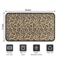 thumbnail image 5 of Brown and Black Leopard Print Door Rugs,Washable Non Slip Door Mats Indoor,Decorative Door Mats,Entry Mat Indoor for Entrance,Bedroom,Kitchen,Bathroom,30"x17", 5 of 6