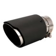 thumbnail image 2 of Car Matte Carbon Fiber Exhaust Tip 63-89MM Universal Car Exhaust Pipe Modification Tail Throat Clip-on Tail Pipe, 2 of 5