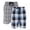 Black, variant on Broadcloth Cotton Pajama Shorts 2-Pack (Men Big & Tall)