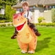 thumbnail image 3 of Disfraz inflable de dinosaurio COMIN Ride on Orange para niños de 2 a 3 años, 3 of 6