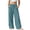 Blue a1, variant on Girls Palazzo Pants Elastic Waist Wide Leg Pants Summer Flowy Boho Beach Vacation Lounge Trousers with Pockets Size 3-14 Years