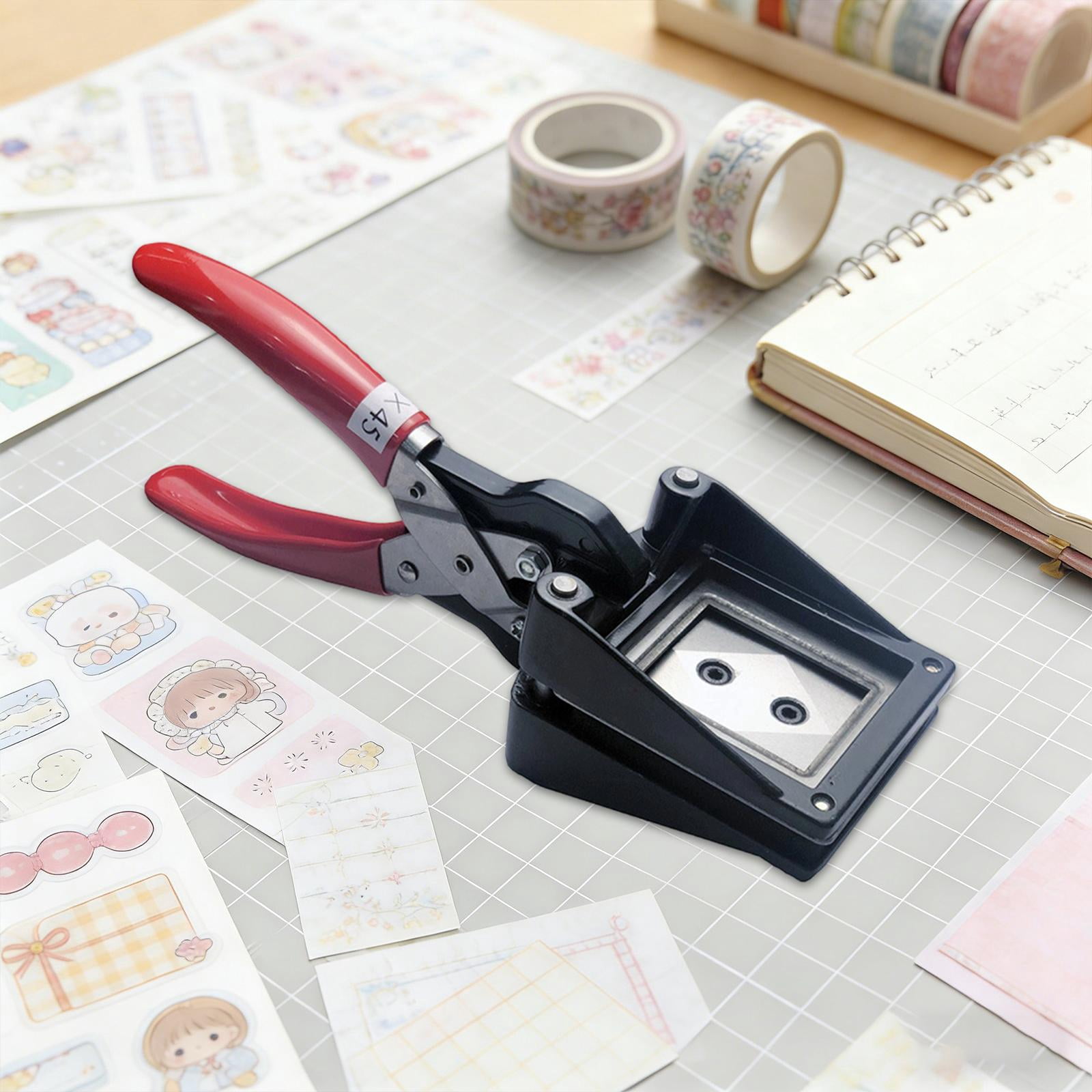 Sharprepublic Efficient Handheld Photo Cut Precise Business Card Paper Punch Portable Cut Tool