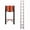 red34, variant on A-Frame Style Collapsible Extension Ladder – 153" Telescoping Ladder for Home Maintenance with Triangle Stability and Anti-Slip Feet for Roof Work