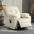 thumbnail image 4 of JUUXO Oversized Recliner Chair Lay Flat 71" Length, Large Power Lift Chair for Elderly, Extra Wide Heated Massage Chair for Big and Tall in 26" Seat Width, 400 lbs, 4 of 6
