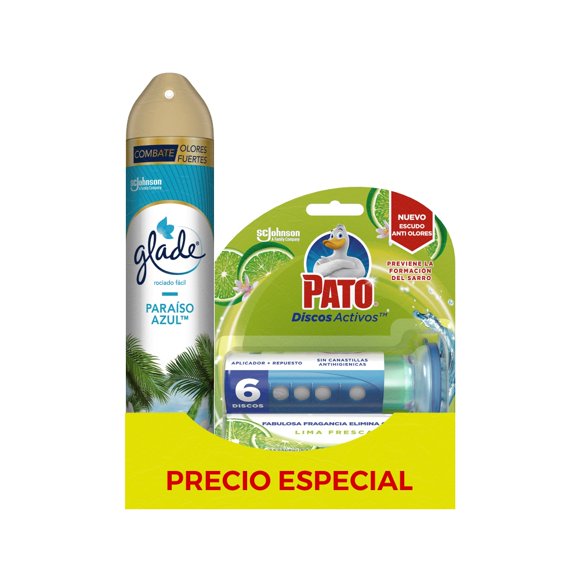 Pack Aromatizante Glade + Discos