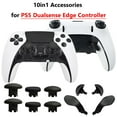 thumbnail image 2 of 10-in-1 Metal Thumbsticks Replacement for PS5 Dualsense Edge Controller,4 Metallic Back Paddles Triggers Buttons Repair Parts for PS5 Edge Controller with 6 Analog Joysticks(Black), 2 of 6