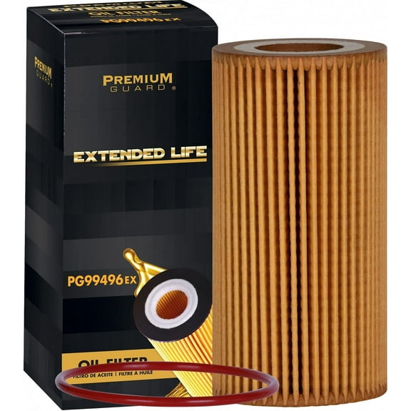 Premium Guard Extended Life Oil Filter up to 10k Miles PG99496EX | Fits 2018-2023 Volkswagen Amarok, 2018 Touareg