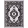 thumbnail image 1 of Princess 5x7  Oriental Medallion Area Rug  812A in Black Light Grey, 1 of 6